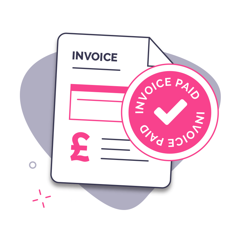 Invoice Finance Step 4 - Customer pays the invoice
